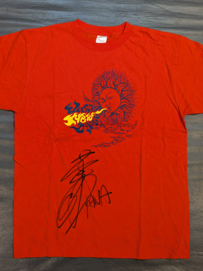 [KANA (Asuka)  hand signed autograph 】WNC "Wrestling New Classic" T-shirt (Red)