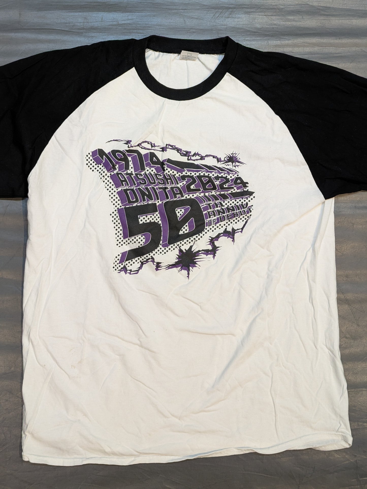 Atsushi Onita  "1974→2024" 50th Anniversary Raglan T-Shirt
