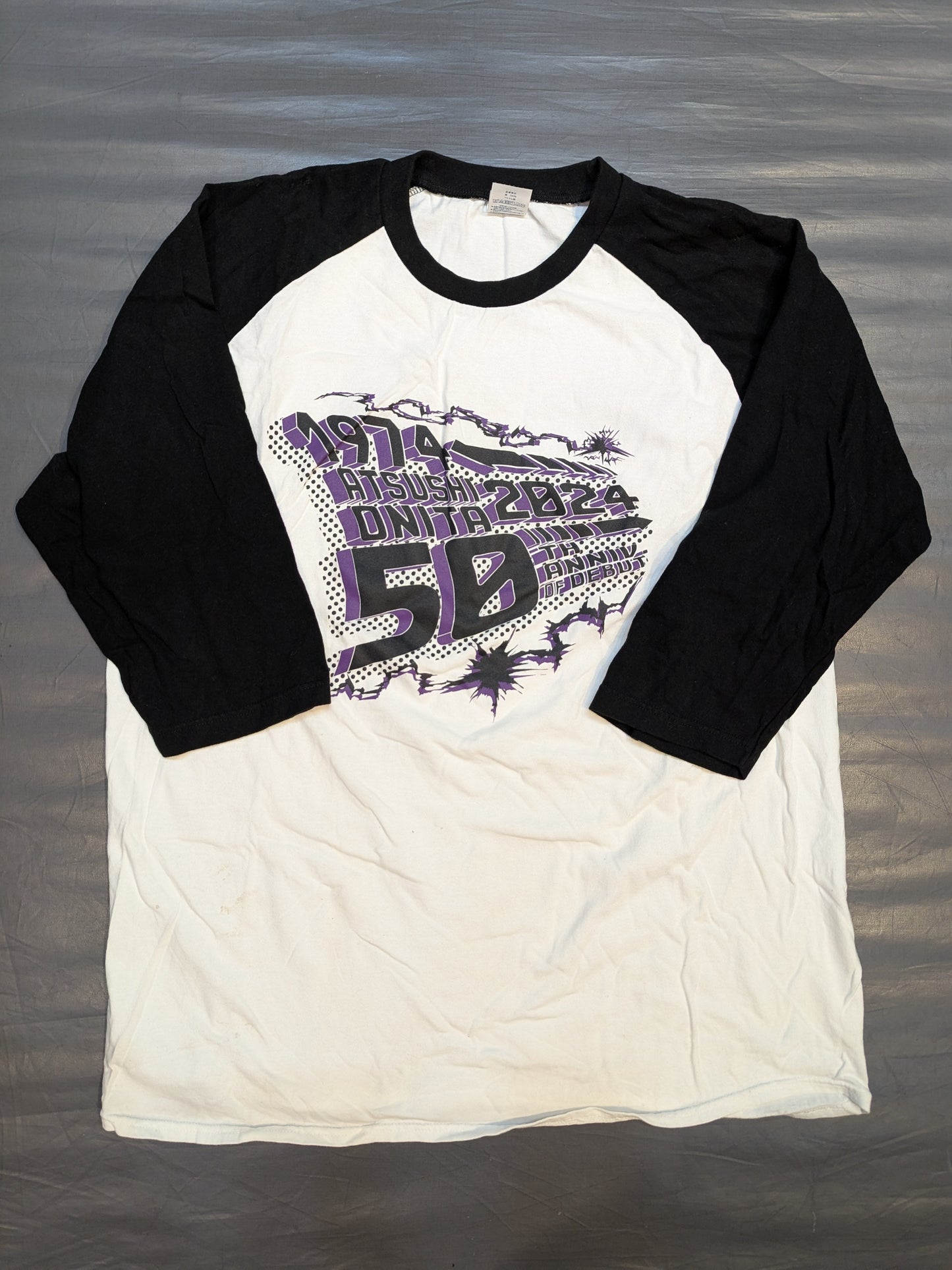 Atsushi Onita  "1974→2024" 50th Anniversary Raglan T-Shirt