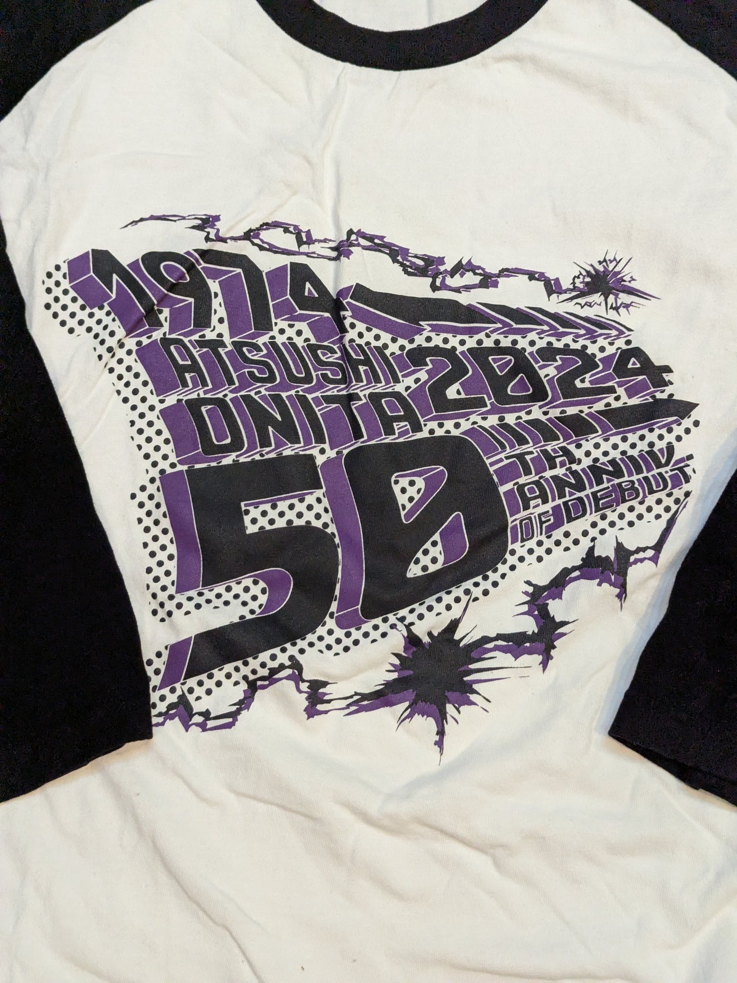 Atsushi Onita  "1974→2024" 50th Anniversary Raglan T-Shirt