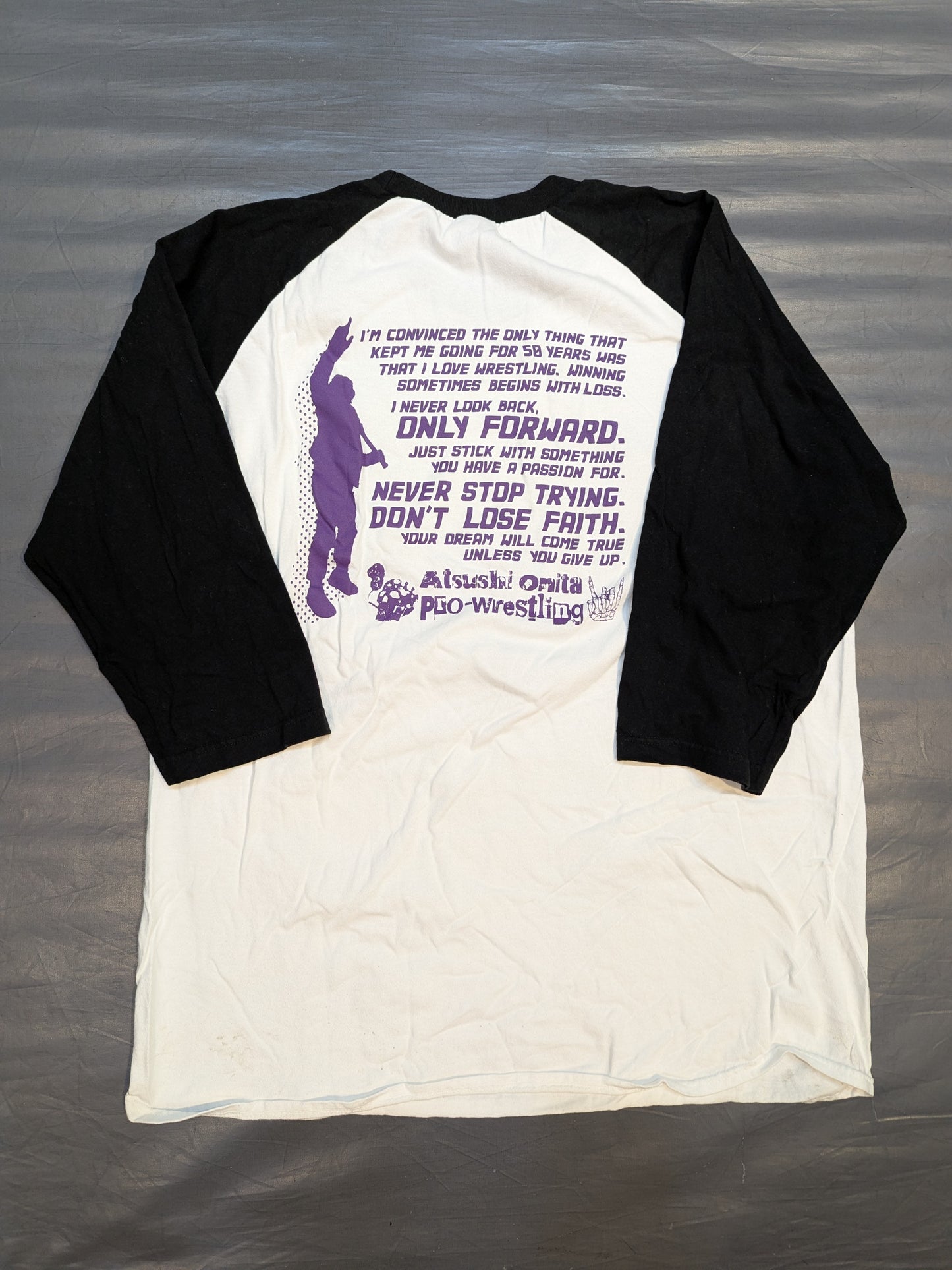 Atsushi Onita  "1974→2024" 50th Anniversary Raglan T-Shirt