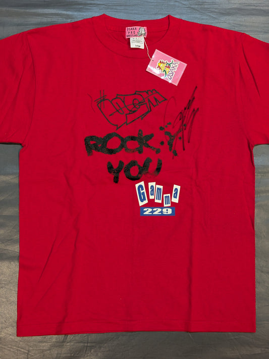 【直筆サイン入り】Gamma「ugm ROCK YOU」Tシャツ
