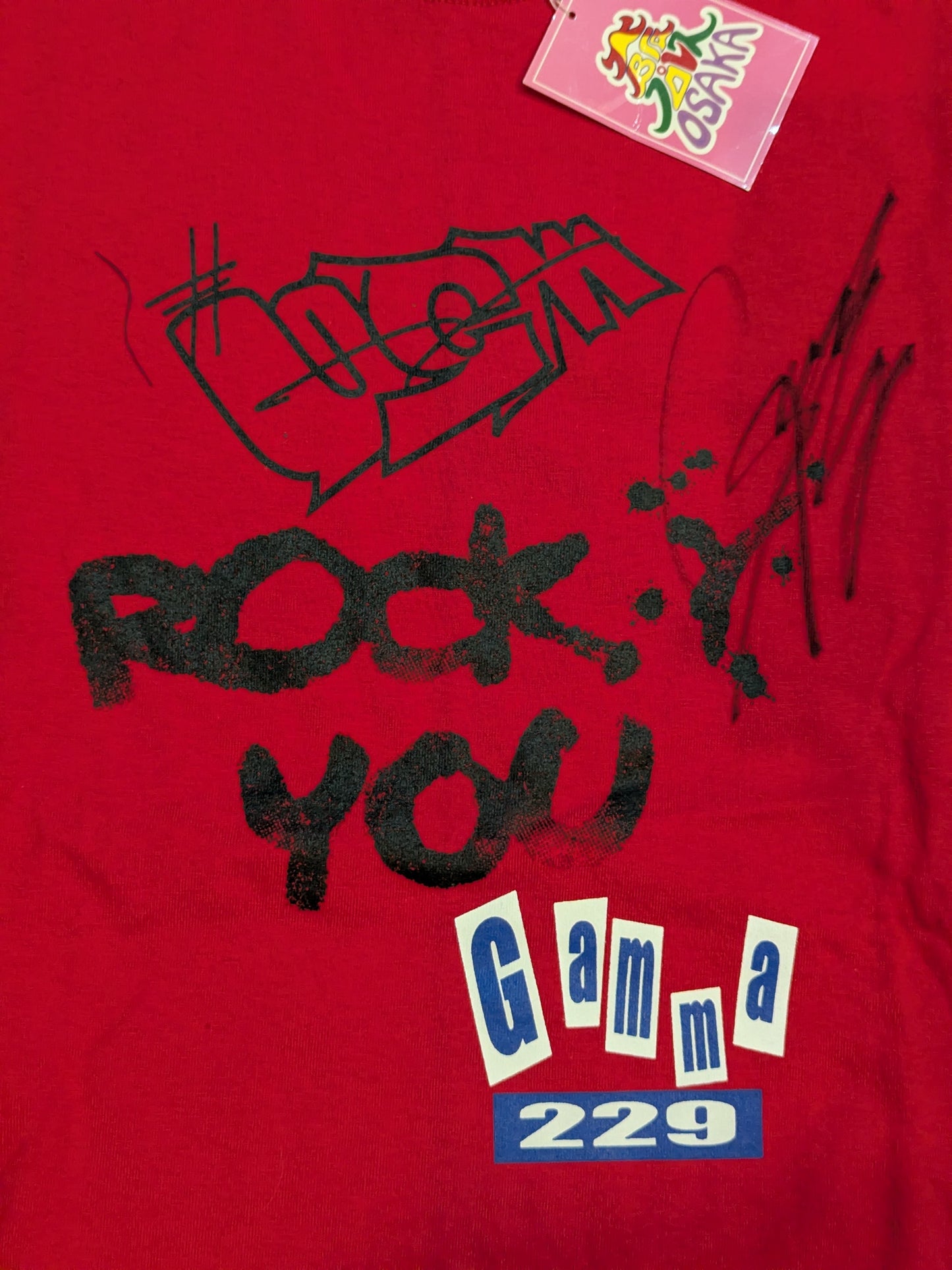 【直筆サイン入り】Gamma「ugm ROCK YOU」Tシャツ