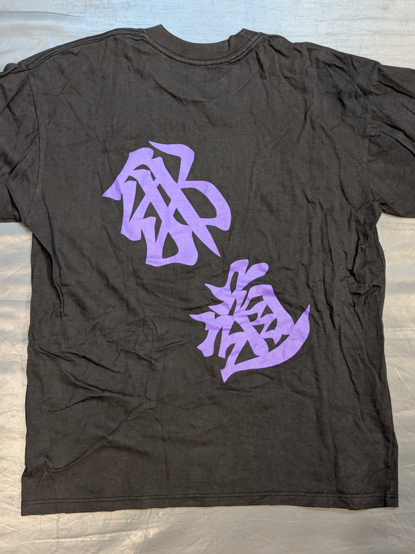 大仁田厚「EVIL WAYS」Tシャツ(ブラック×パープル)