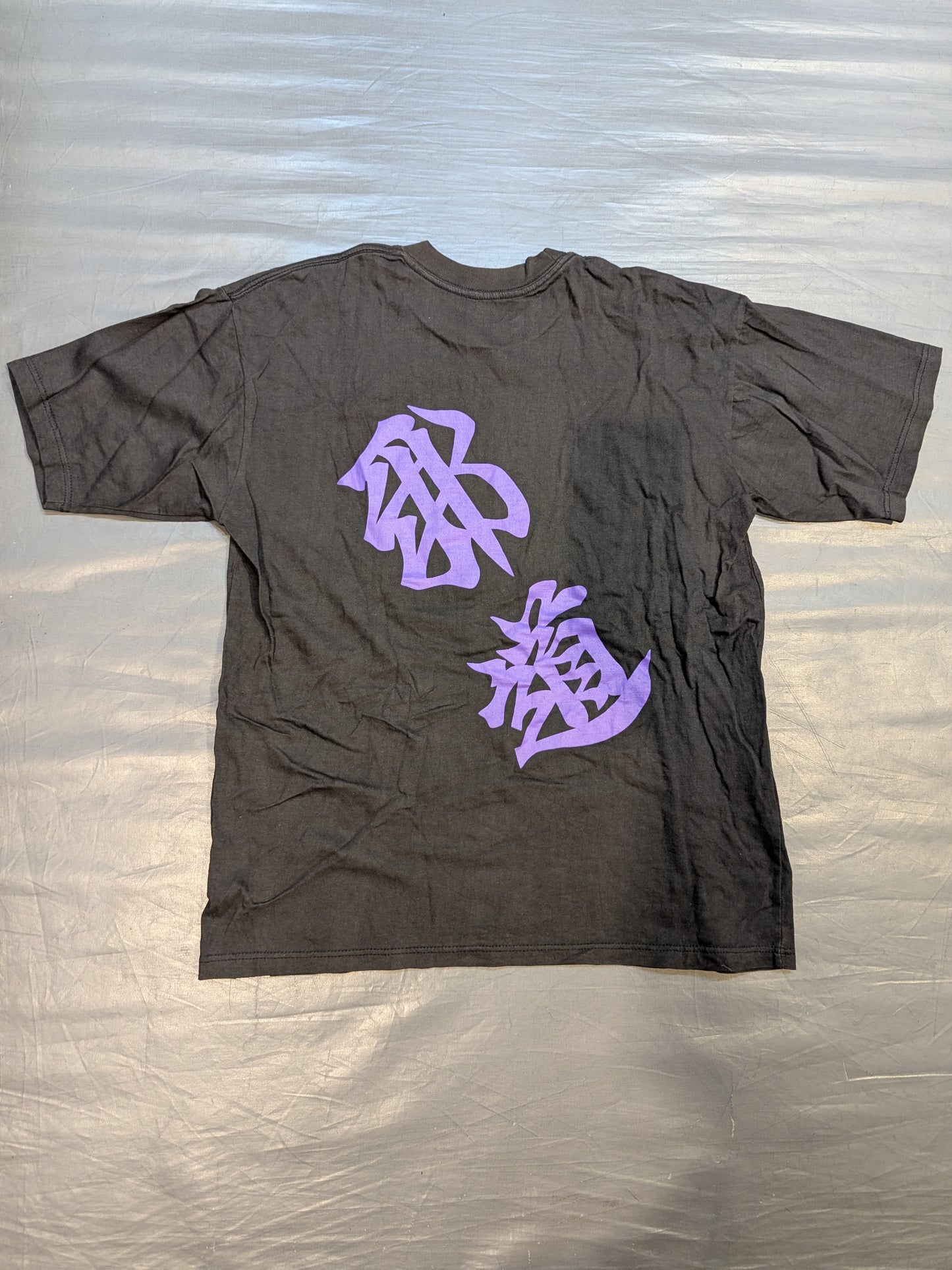 大仁田厚「EVIL WAYS」Tシャツ(ブラック×パープル)