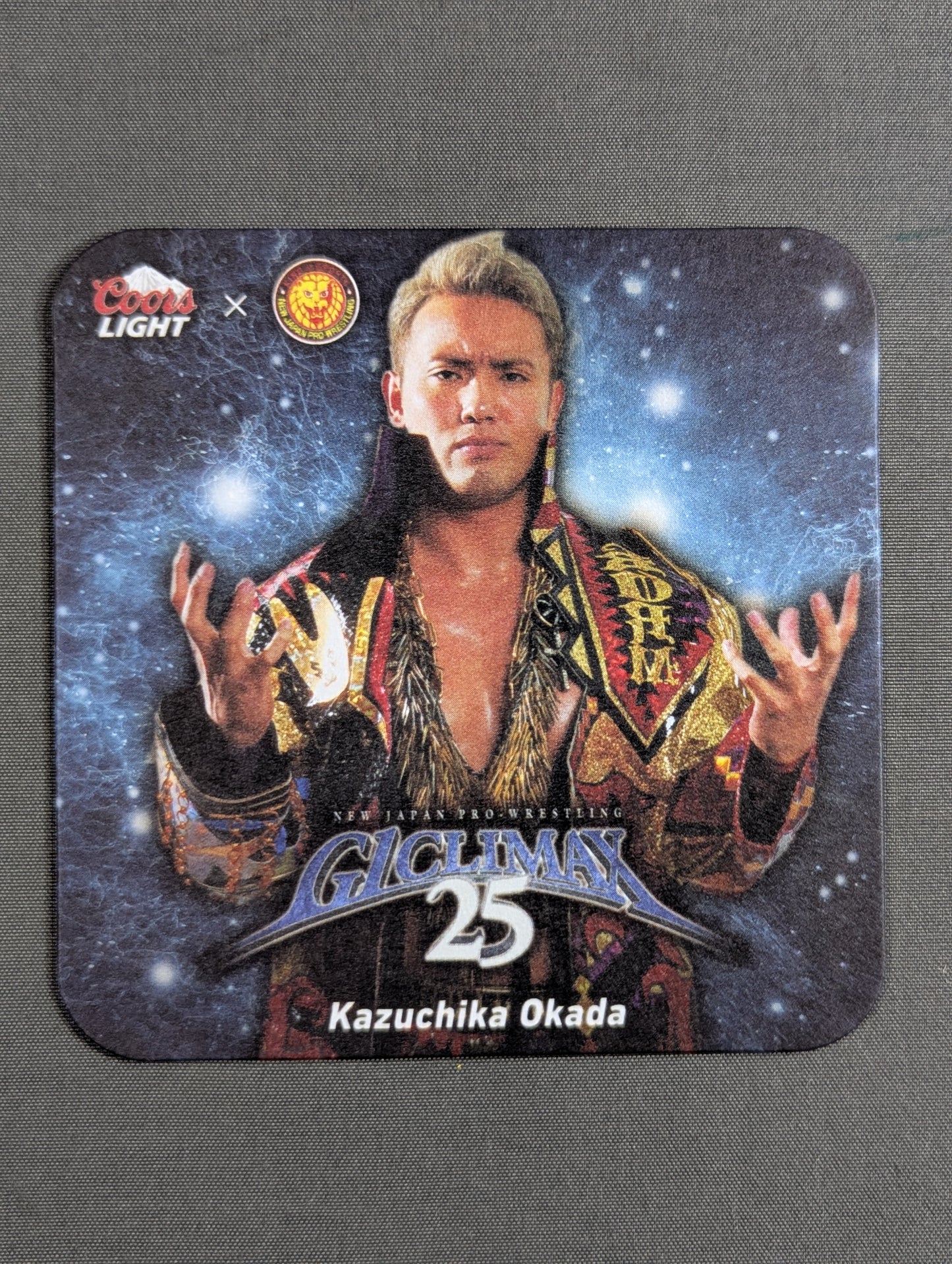 ★G1クライマックス25★ NJPW×Coors オカダ・カズチカ コースター