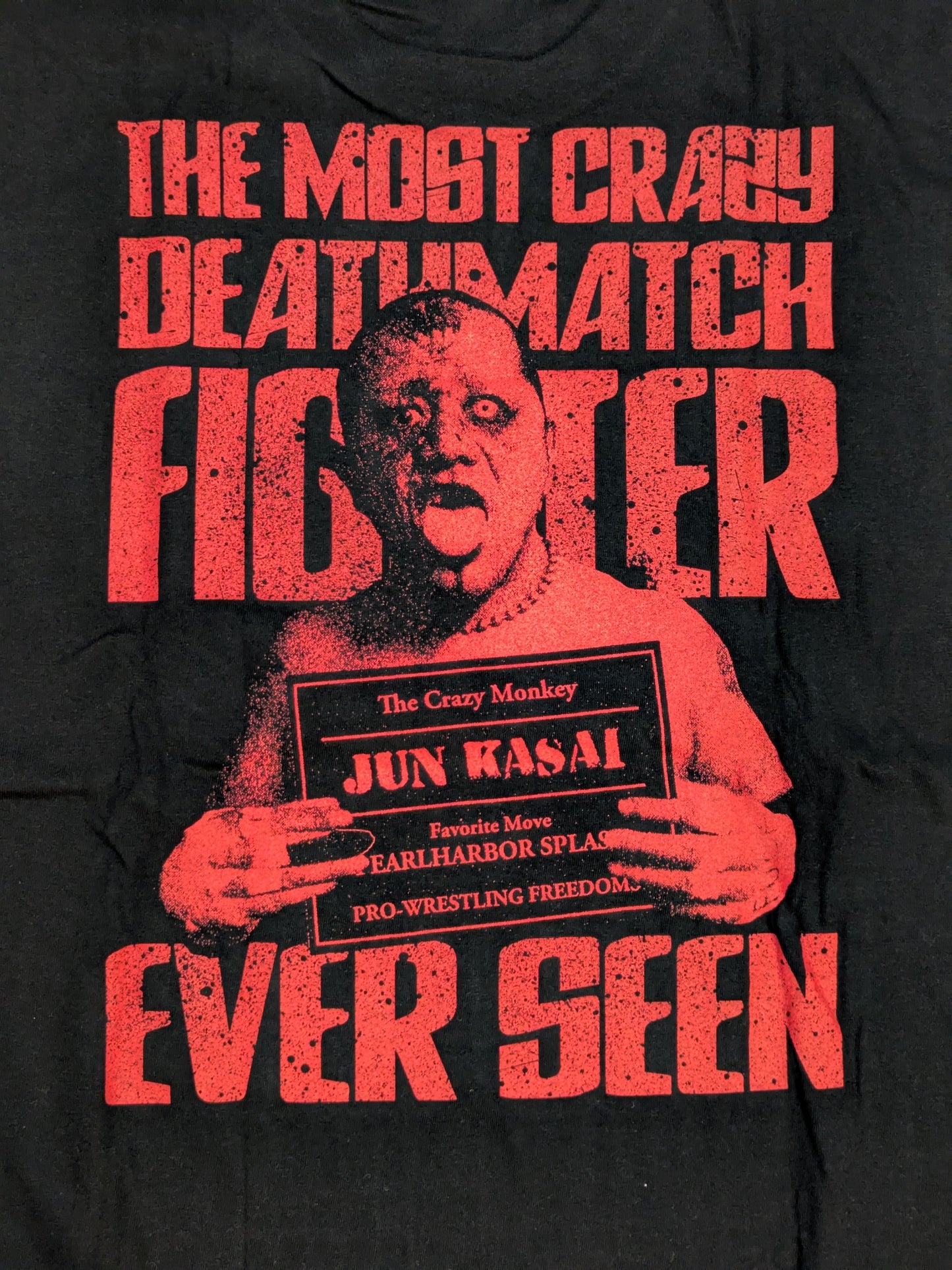 葛西純「KASAI IS SERIOUSIY SAVAGE!」Tシャツ