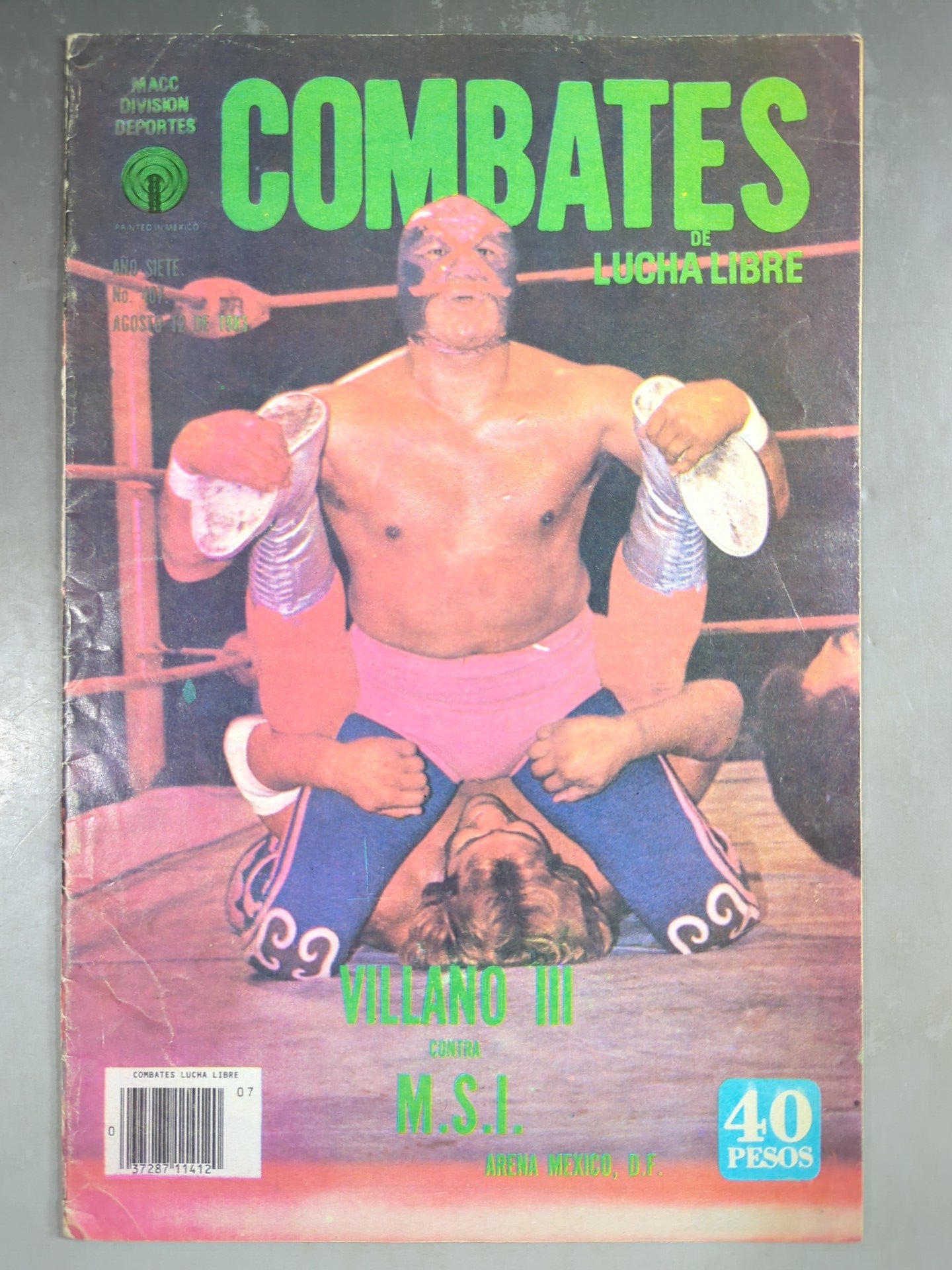 COMBATES DE LUCHA LIBRE No.407