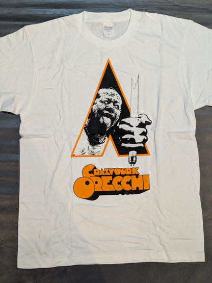 葛西純「CRAZYWORK ORECCHI」Tシャツ(ホワイト)