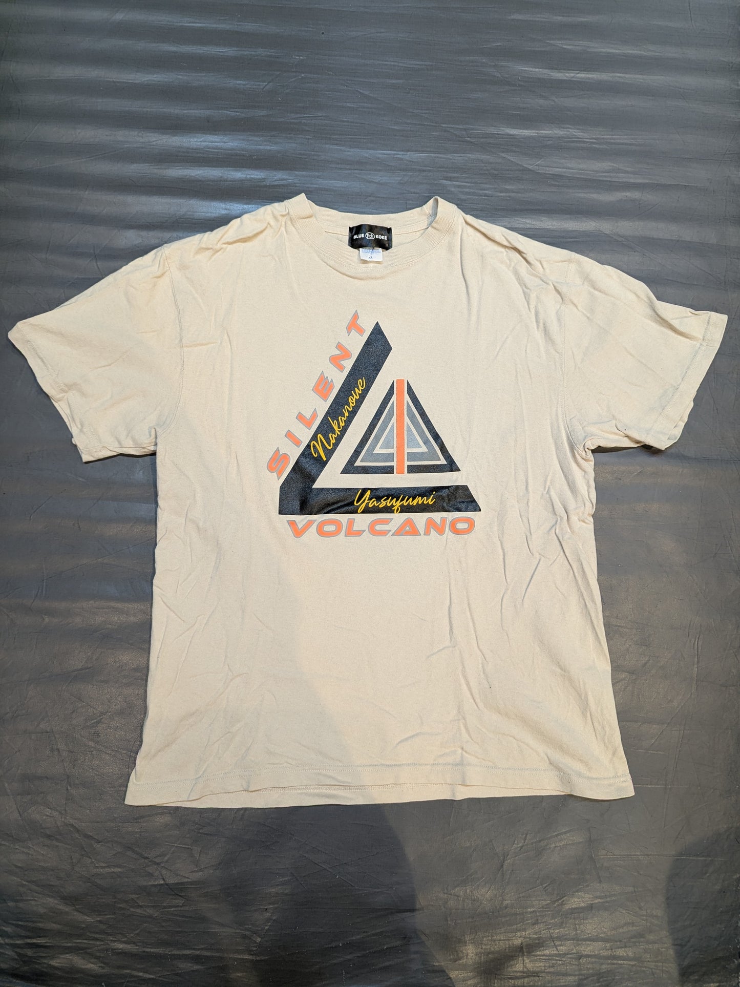 Yasufumi Nakanoue "SILENT VOLCANO" T-shirt (Beige)