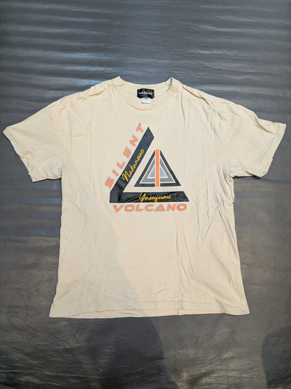 Yasufumi Nakanoue "SILENT VOLCANO" T-shirt (Beige)