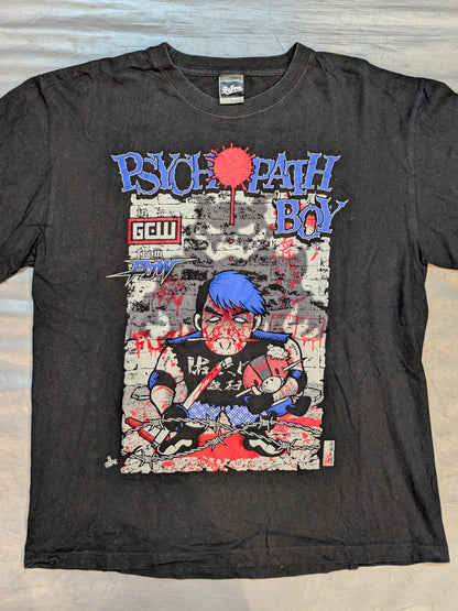 Toshiyuki Sakuda  "PSYCHOPATH BOY" Illustration T-Shirt