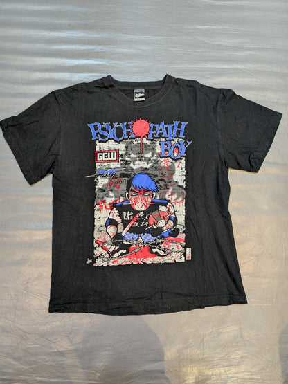 Toshiyuki Sakuda  "PSYCHOPATH BOY" Illustration T-Shirt