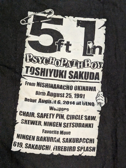 Toshiyuki Sakuda  "PSYCHOPATH BOY" Illustration T-Shirt