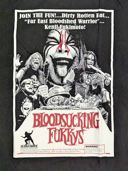 Kenji Fukimoto 'BLOODSUCKING FUKKYS' Picture T-Shirt