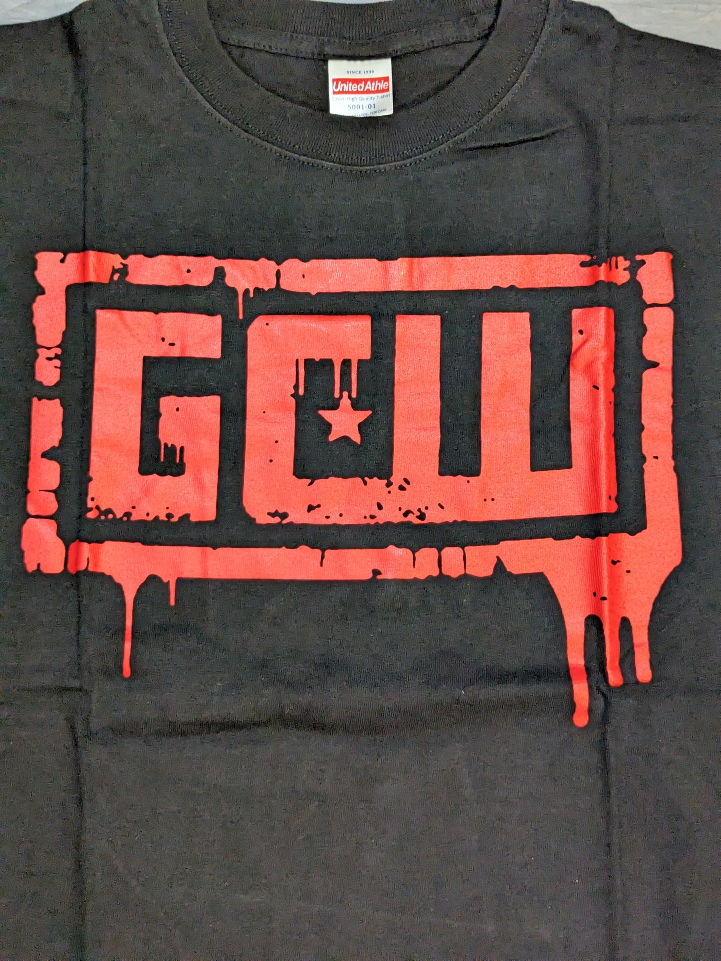 GCW Logo T-Shirt (5) (Black×Red)