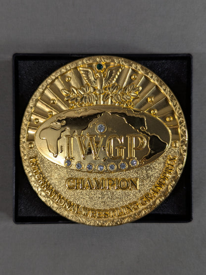 IWGP Heavyweight Title Champion (inaugural) Belt Buckle