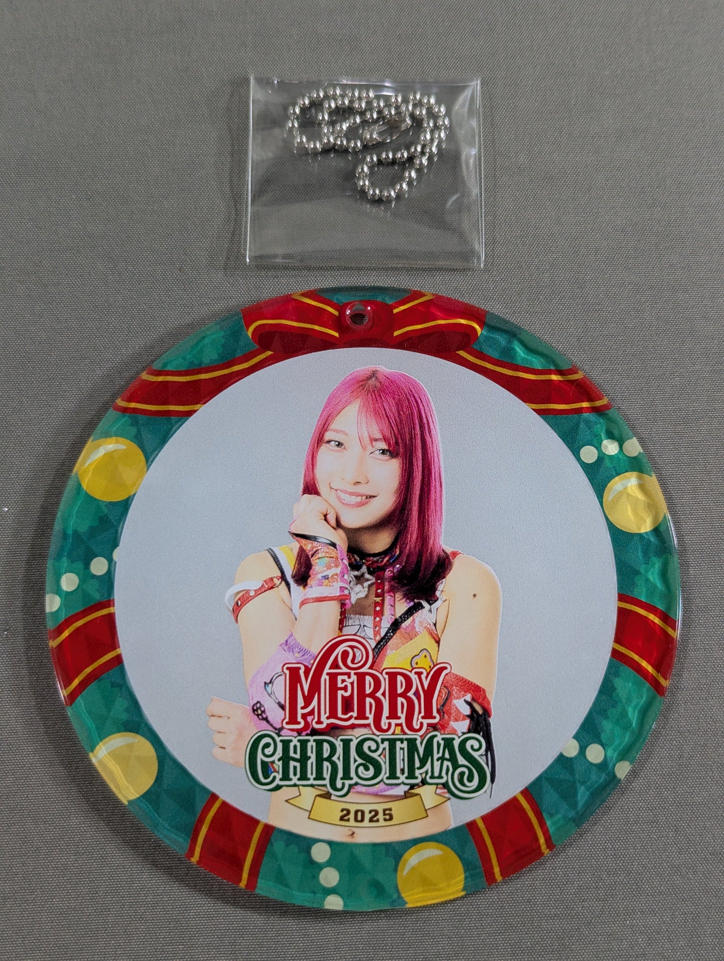 向後桃 クリスマスアクリルキーホルダー
