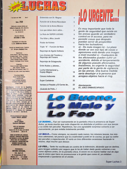 SUPER LUCHAS NACIONAL E INTERNACIONAL No.259