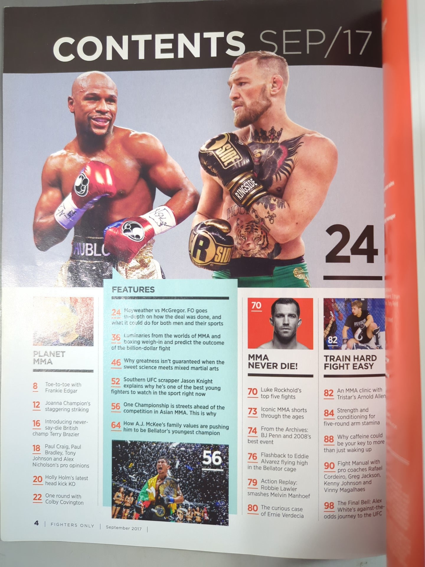 FIGHTERS ONLY MAGAZINE ISSUE.158