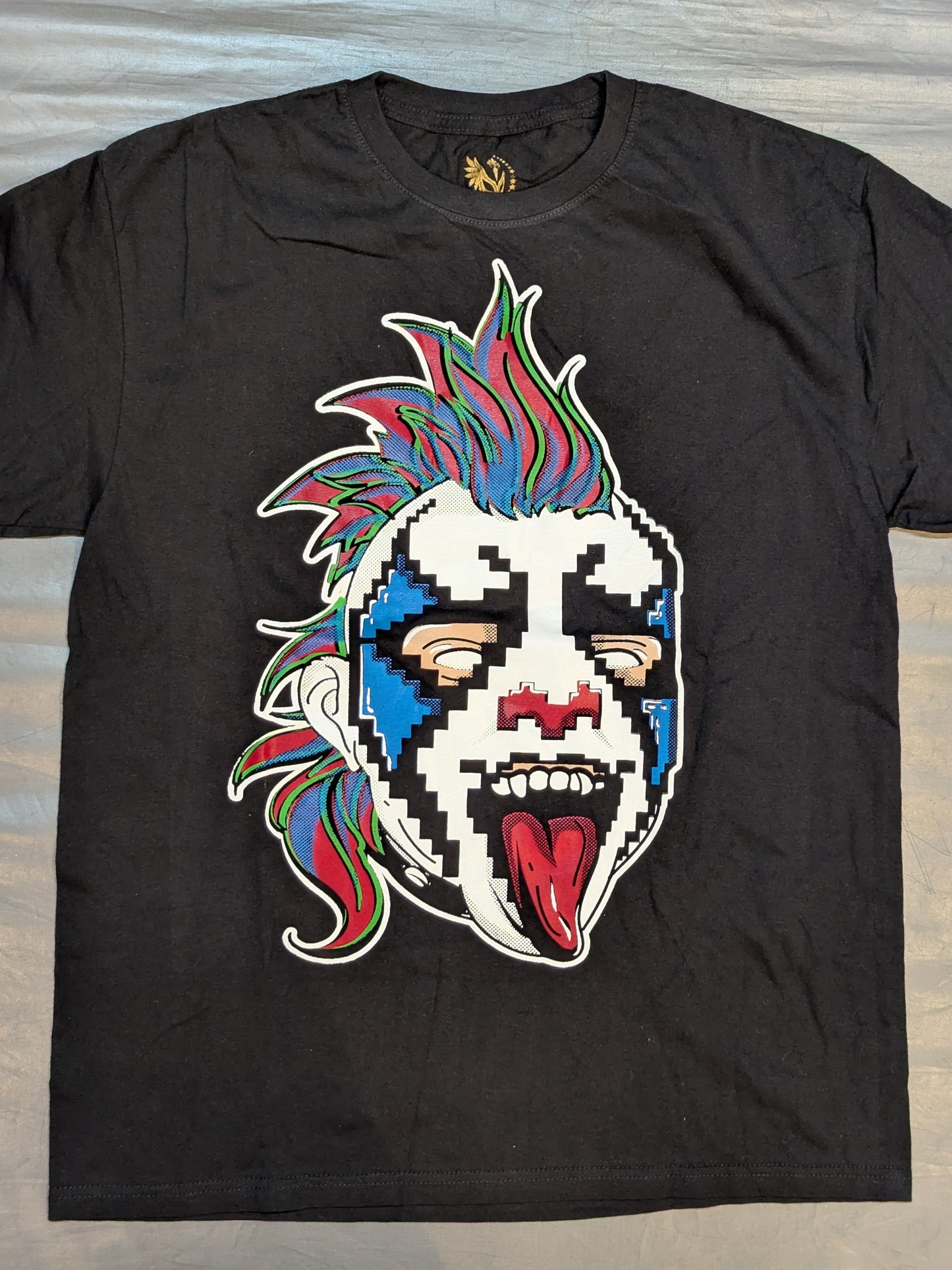 Psycho Crown Dot Illustration T-Shirt (1)