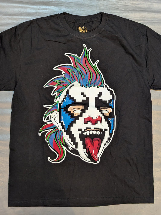 サイコ・クラウン ドットイラストTシャツ①