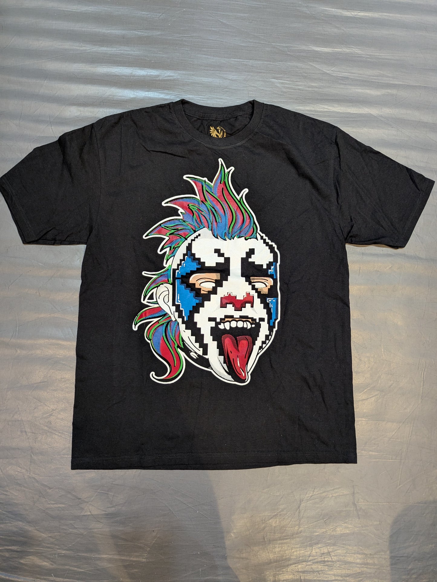 Psycho Crown Dot Illustration T-Shirt (1)