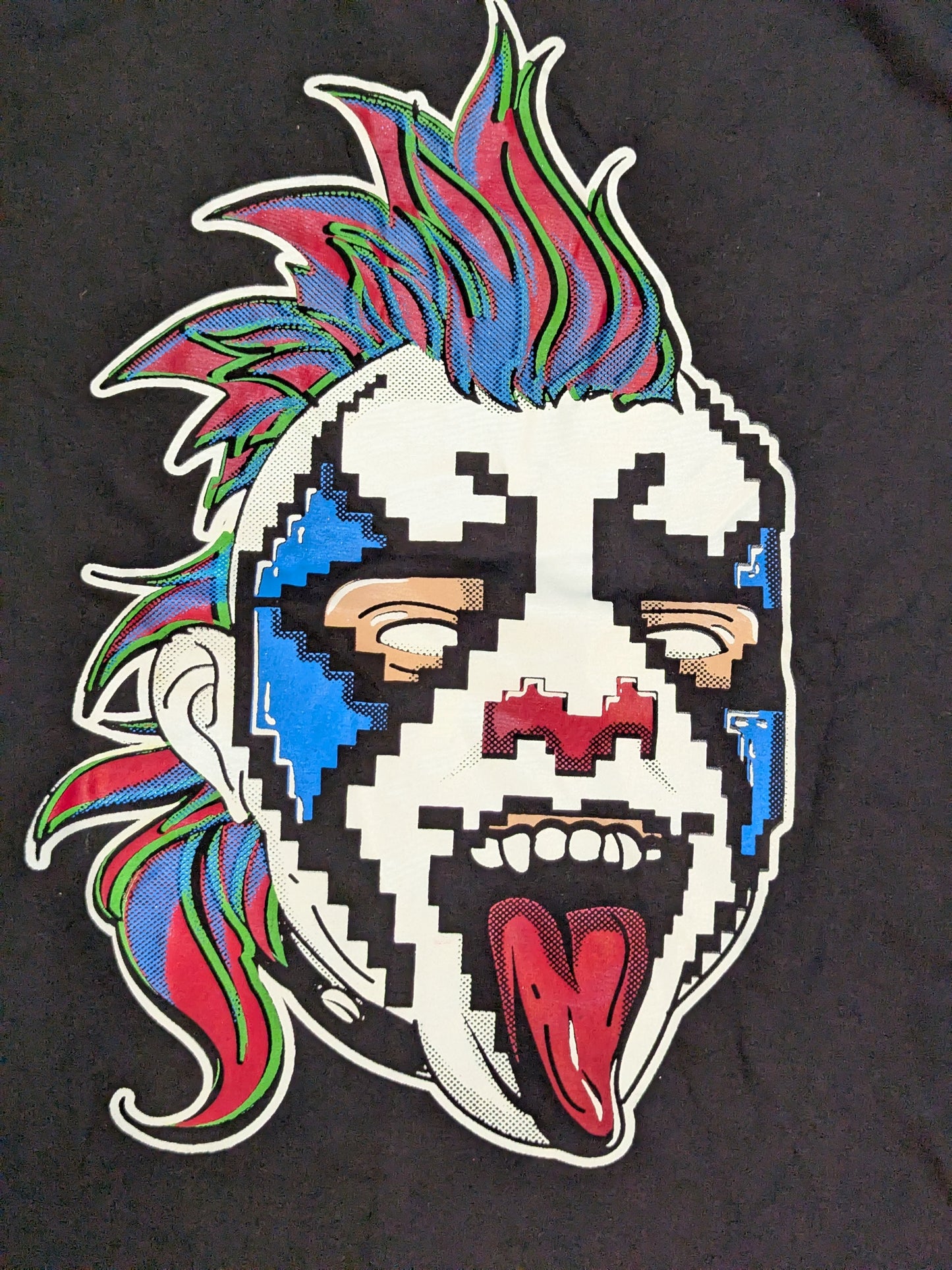 Psycho Crown Dot Illustration T-Shirt (1)