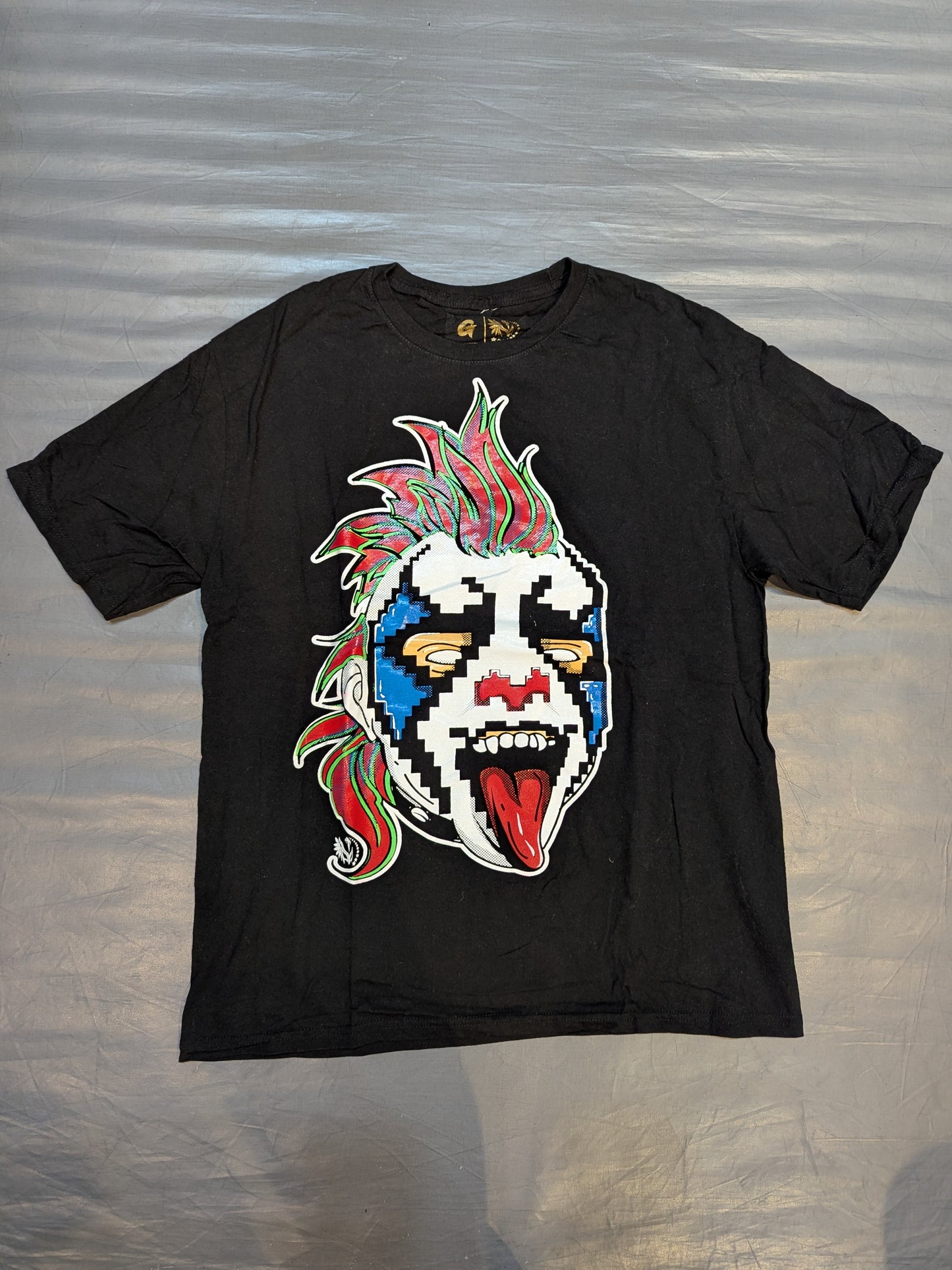 Psycho Crown Dot Illustration T-Shirt (2)