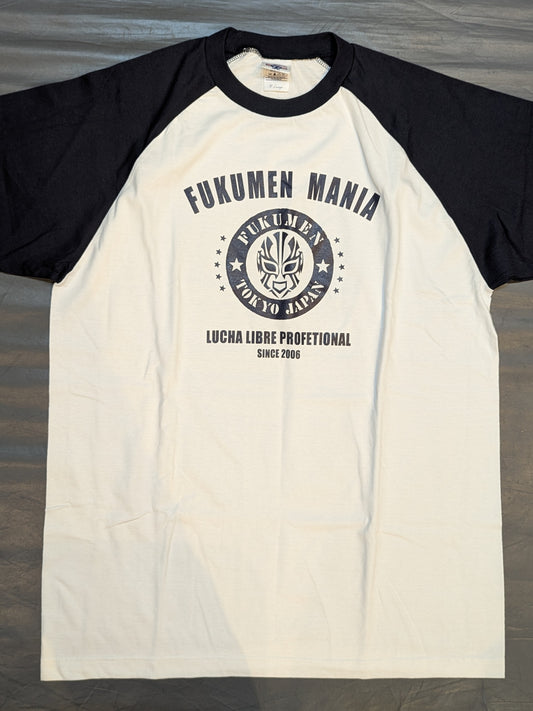 覆面MANIA ロゴラグランTシャツ