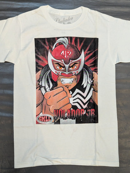 【hand signed autograph】 Volador  Junior Illustration T-shirt