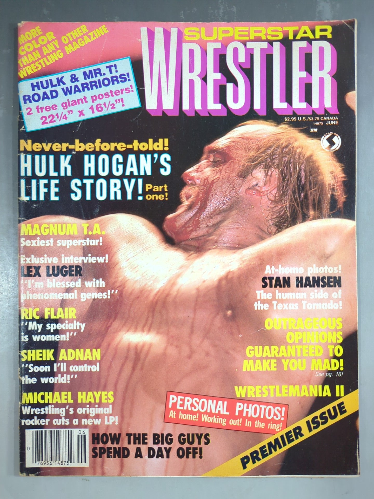 SUPERSTAR WRESTLER June 1986 Issue
