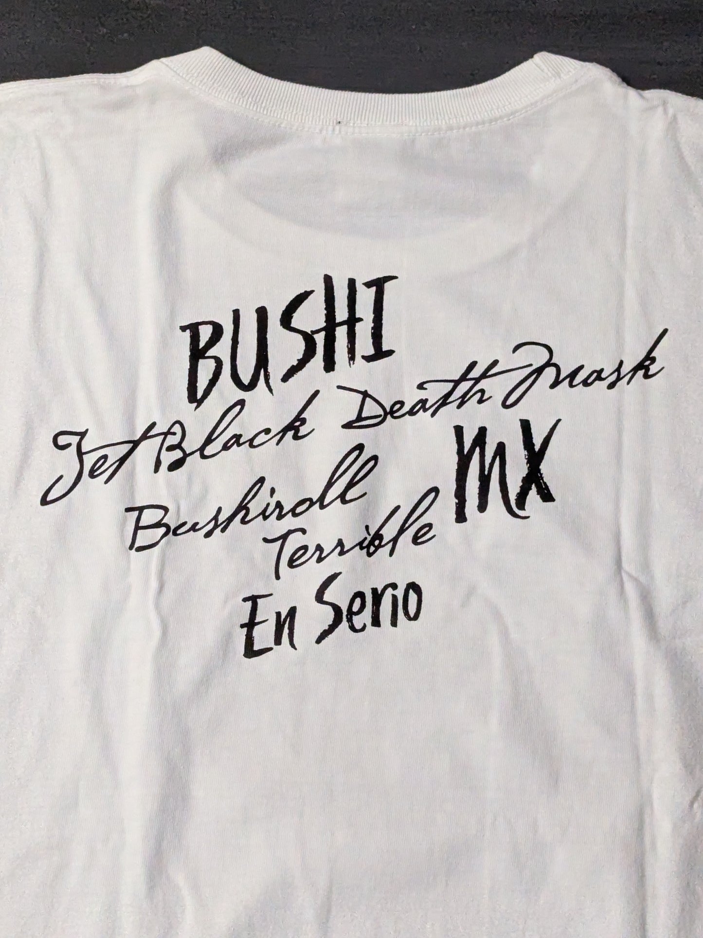 BUSHI 'Jetblack Deathmask' T-shirt
