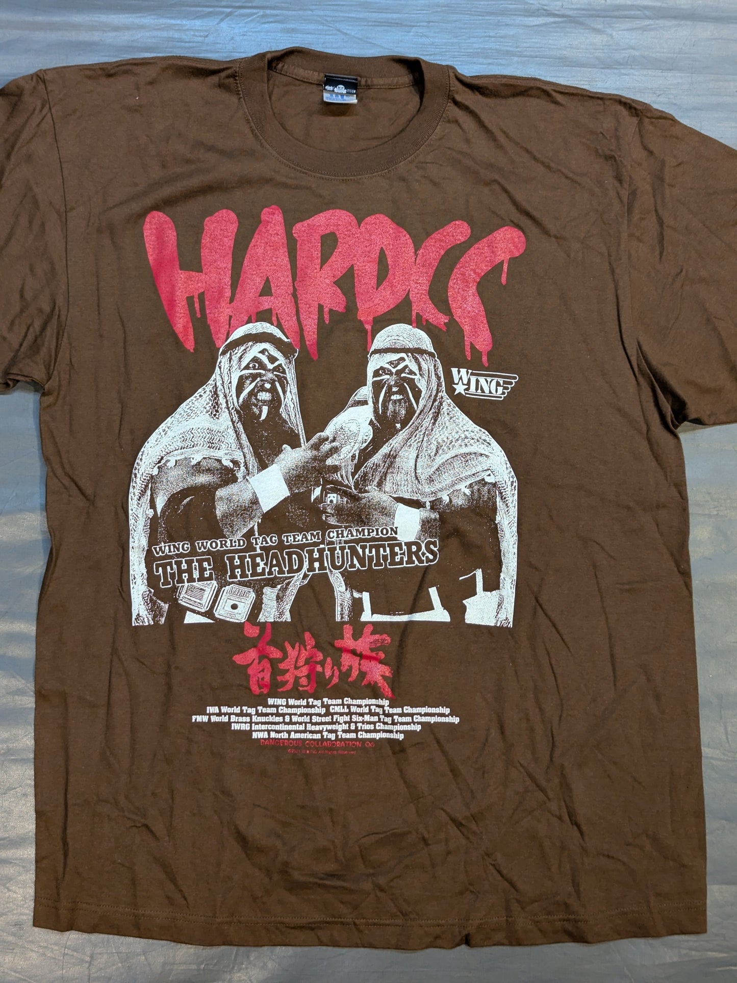 The Head Hunters 'Headhunter Tribe (Dark Brown)' T-shirt