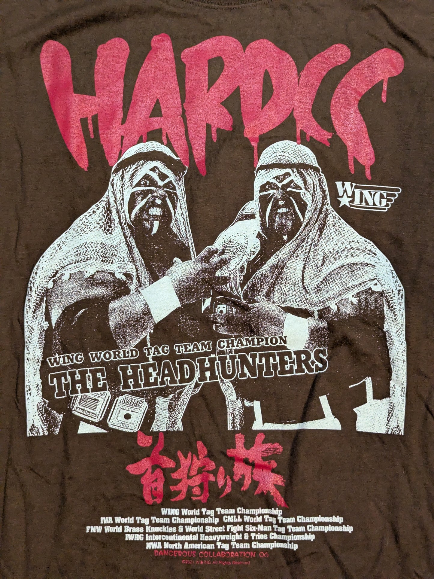 The Head Hunters 'Headhunter Tribe (Dark Brown)' T-shirt
