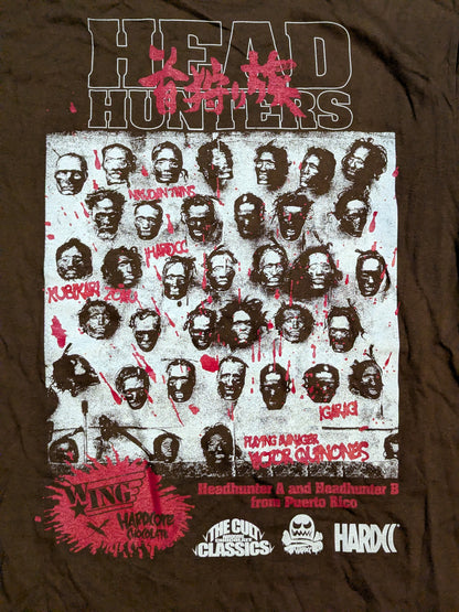 The Head Hunters 'Headhunter Tribe (Dark Brown)' T-shirt
