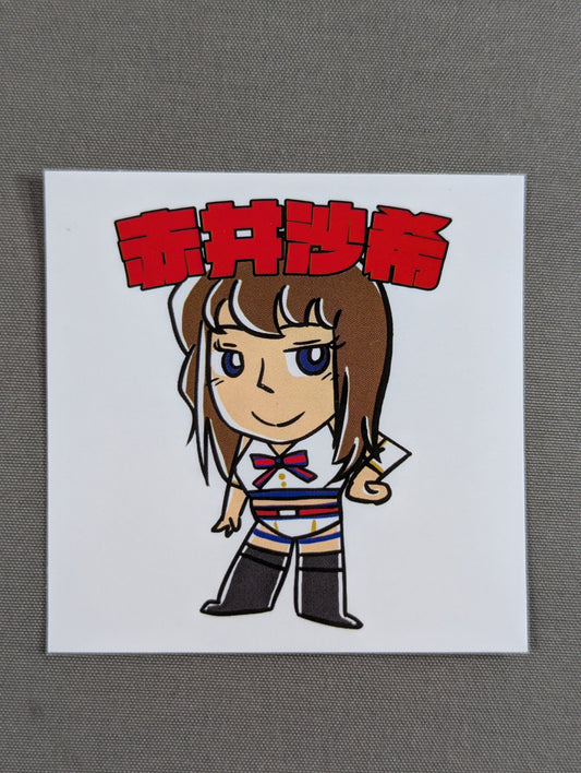 赤井沙希 東京女子プロレス WRESTLE UNIVERSE 会員特典ステッカー