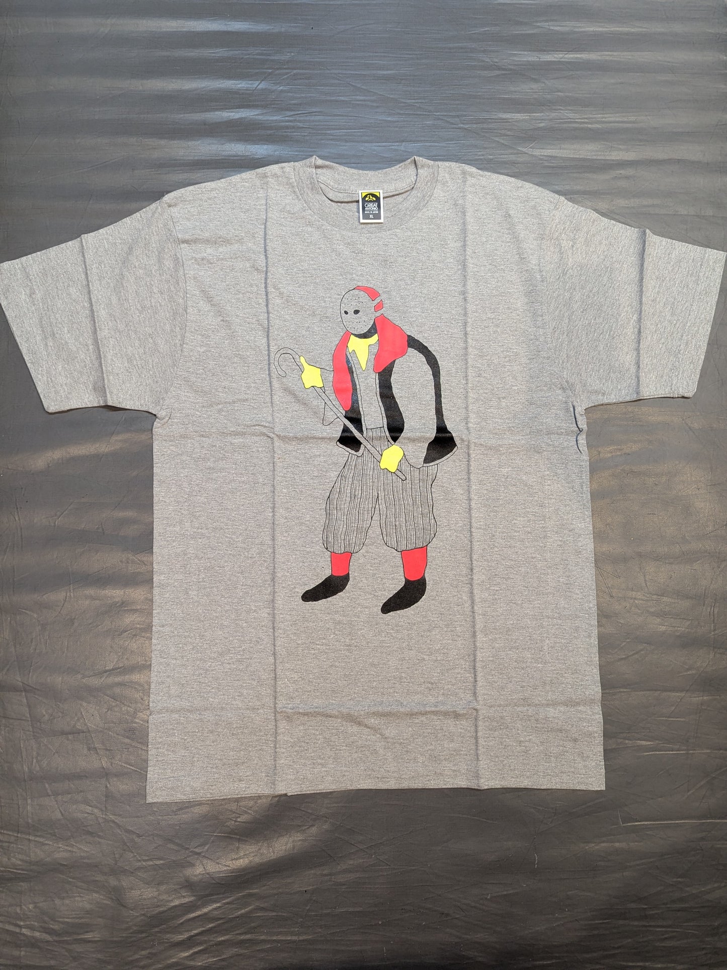 Pirate Man × Pale Ones Illustration T-Shirt (Gray)