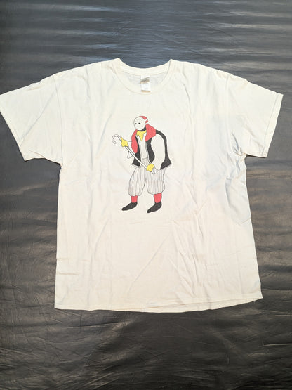 Pirate Man Illustration T-Shirt (White)