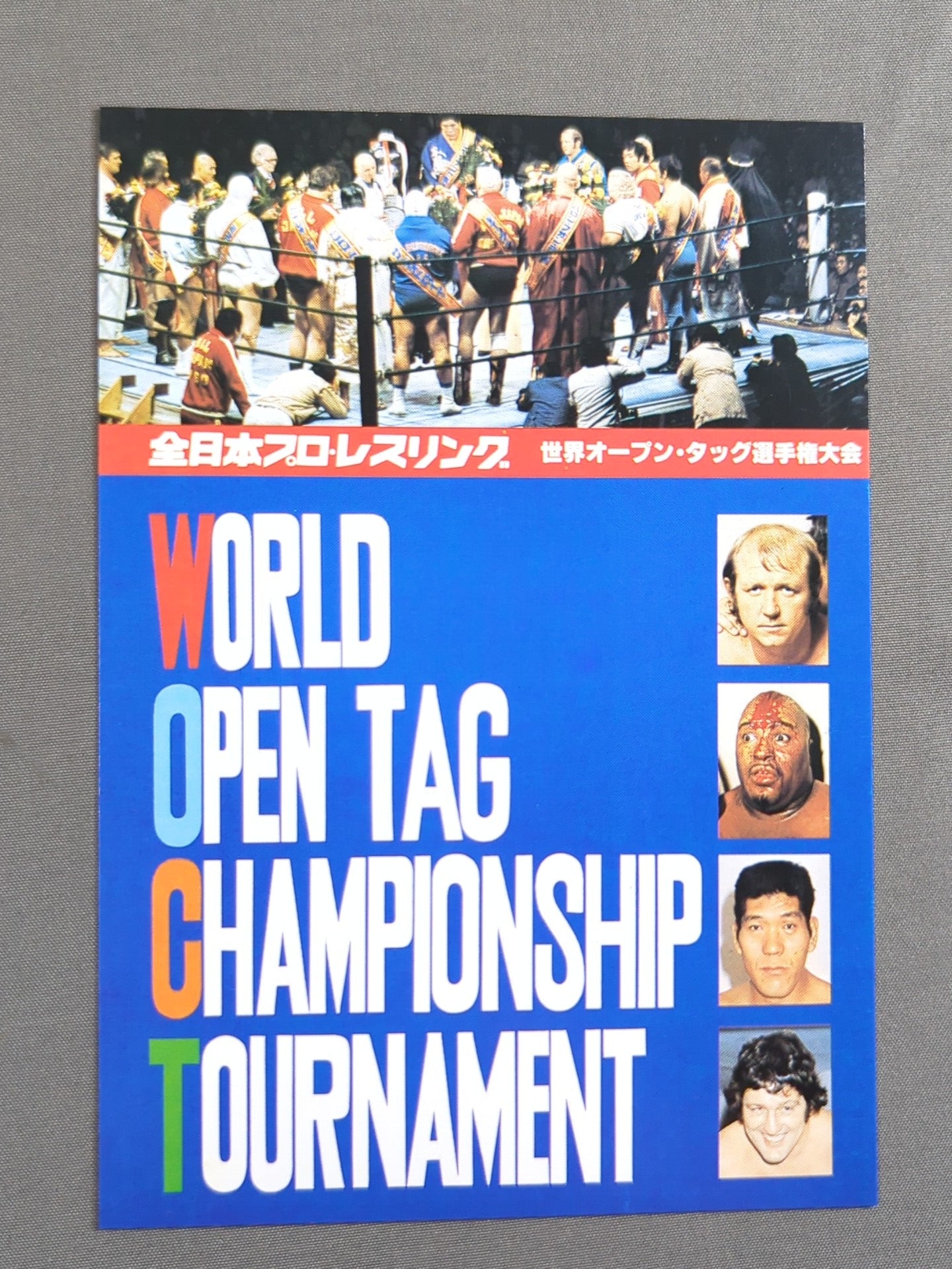 77 World Open Tag Team Fighters Championship Postcard