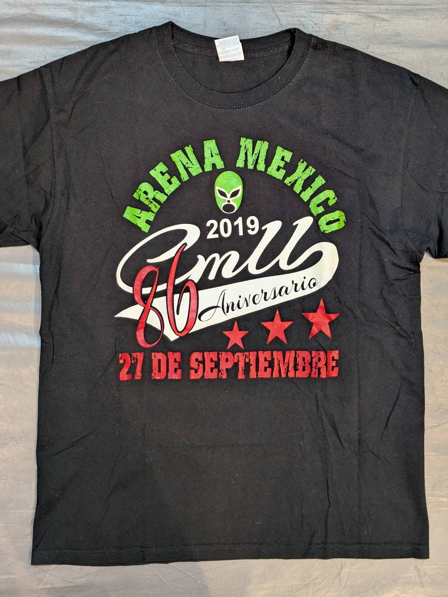 CMLL '86 Anniversario' T-shirt (2019.09.27)