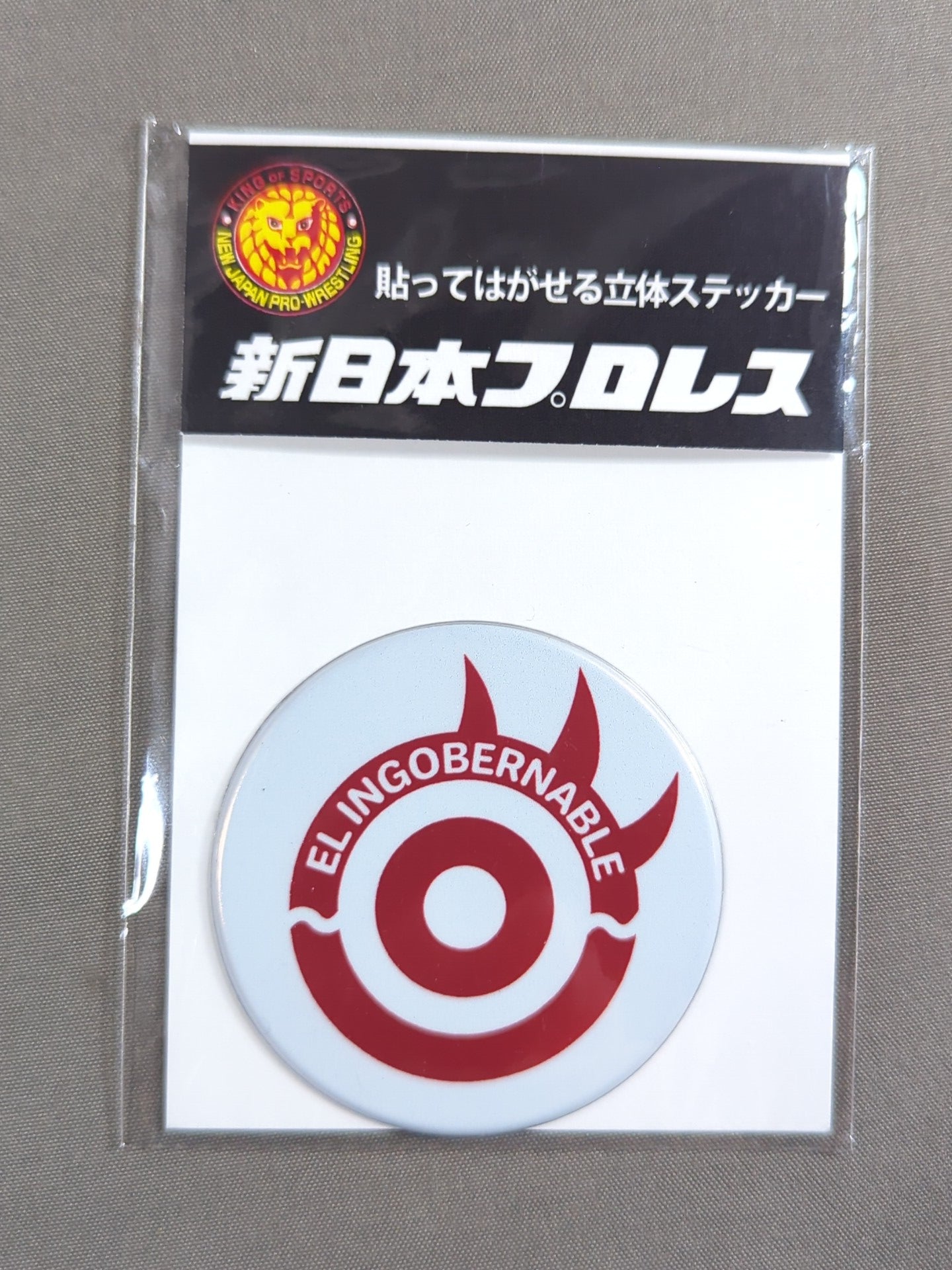 内藤哲也「EL INGOBERNABLE」 再剥離ステッカー