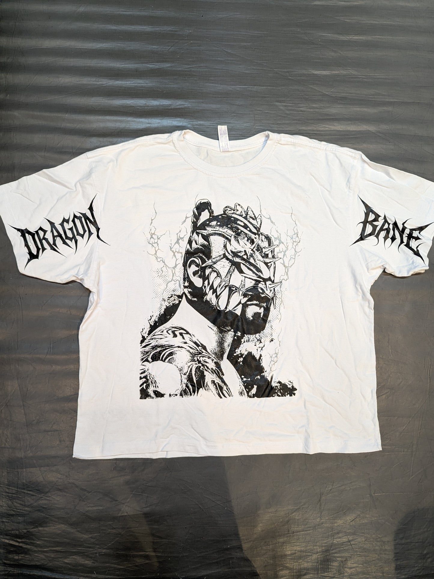 Dragon Bane Illustration T-Shirt (1) (White)