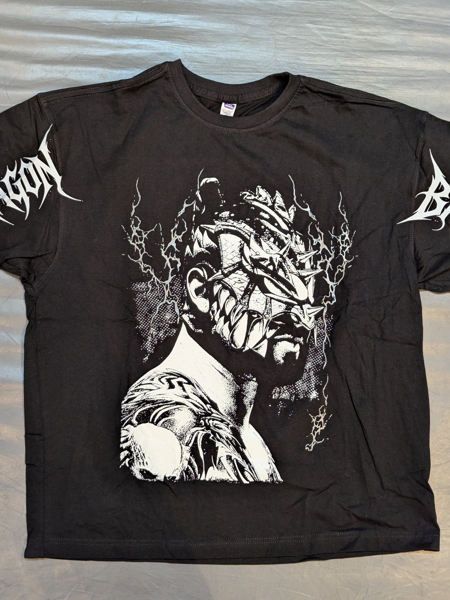 Dragon Bane Illustration T-Shirt (2) (Black)
