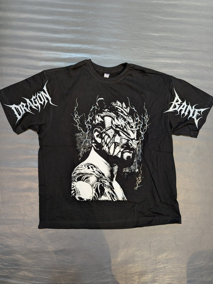 Dragon Bane Illustration T-Shirt (2) (Black)
