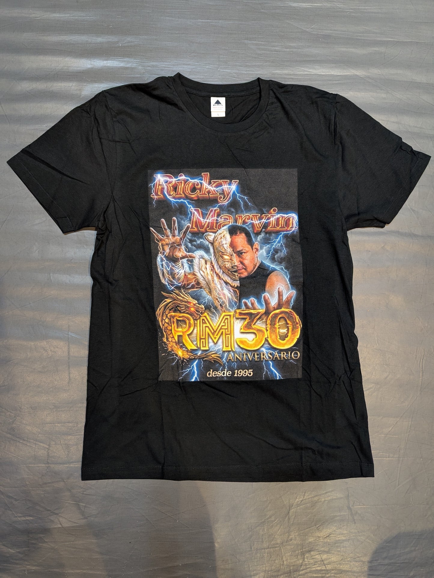 リッキー・マルビン「30周年記念」ピクチャーTシャツ①