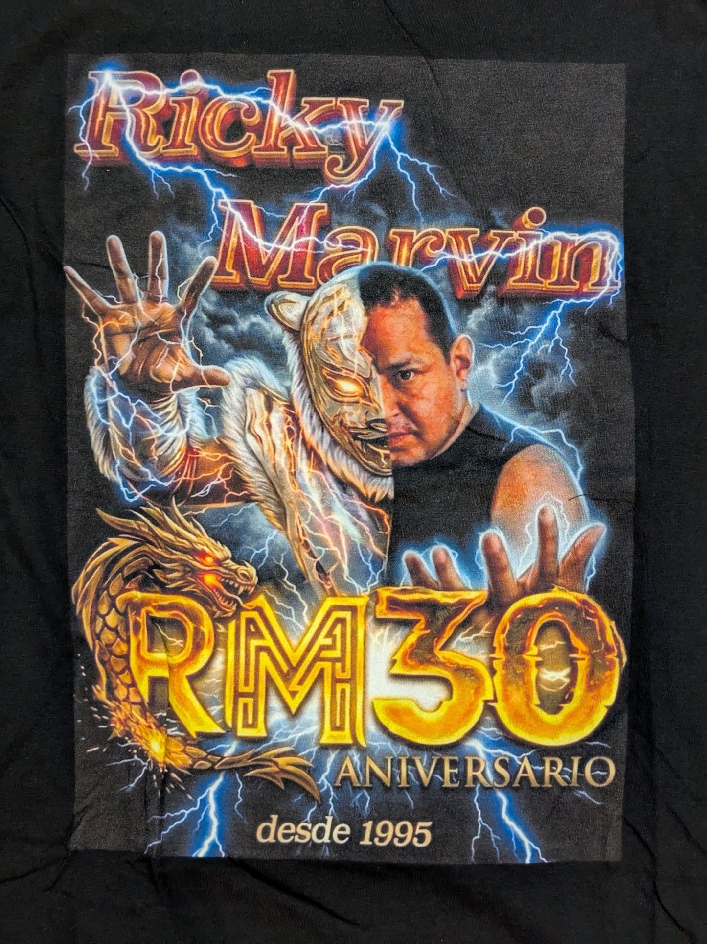 リッキー・マルビン「30周年記念」ピクチャーTシャツ①