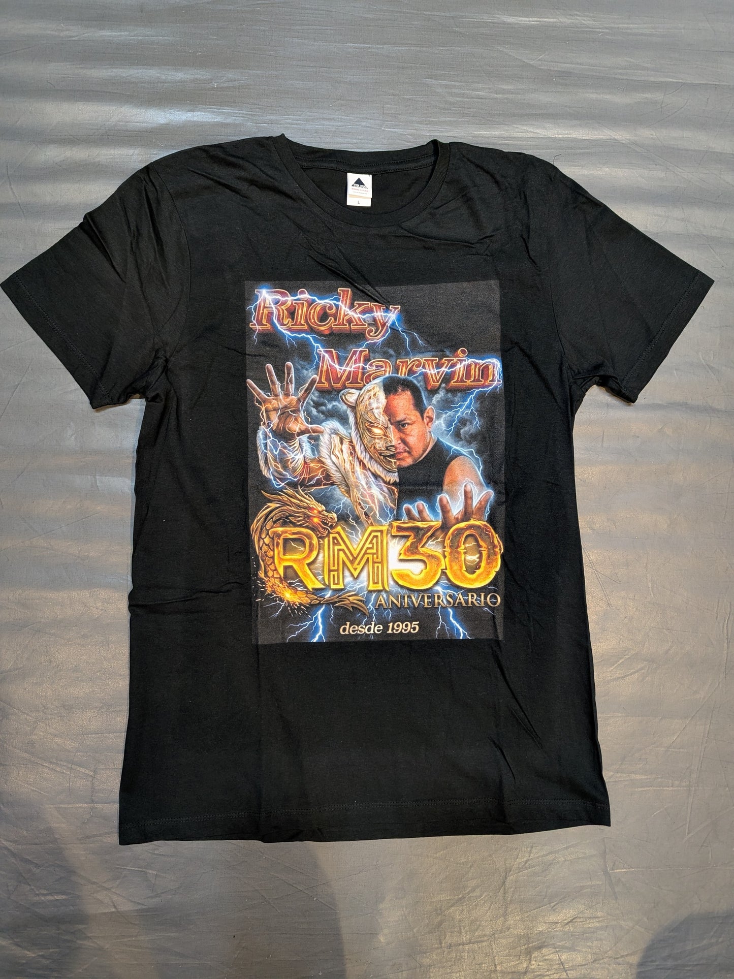 リッキー・マルビン「30周年記念」ピクチャーTシャツ②
