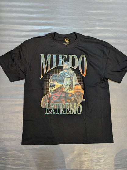 ミエド・エクストレモ「DEATHMATCH WRESTLER MIEDO」ピクチャーTシャツ(ブラック)