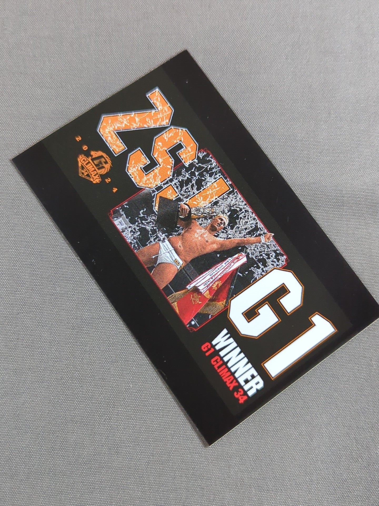 ★ Zack Saber Jr . G1 CLIMAX 34 Victory Sticker ★